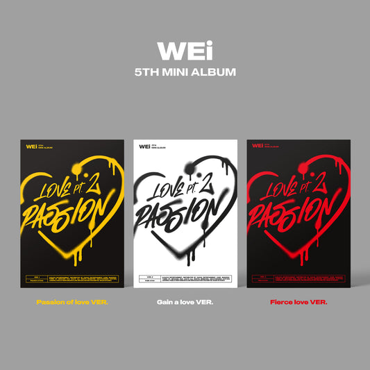 WEi 5th Mini Album [Love Pt.2 : Passion] (Random Version)