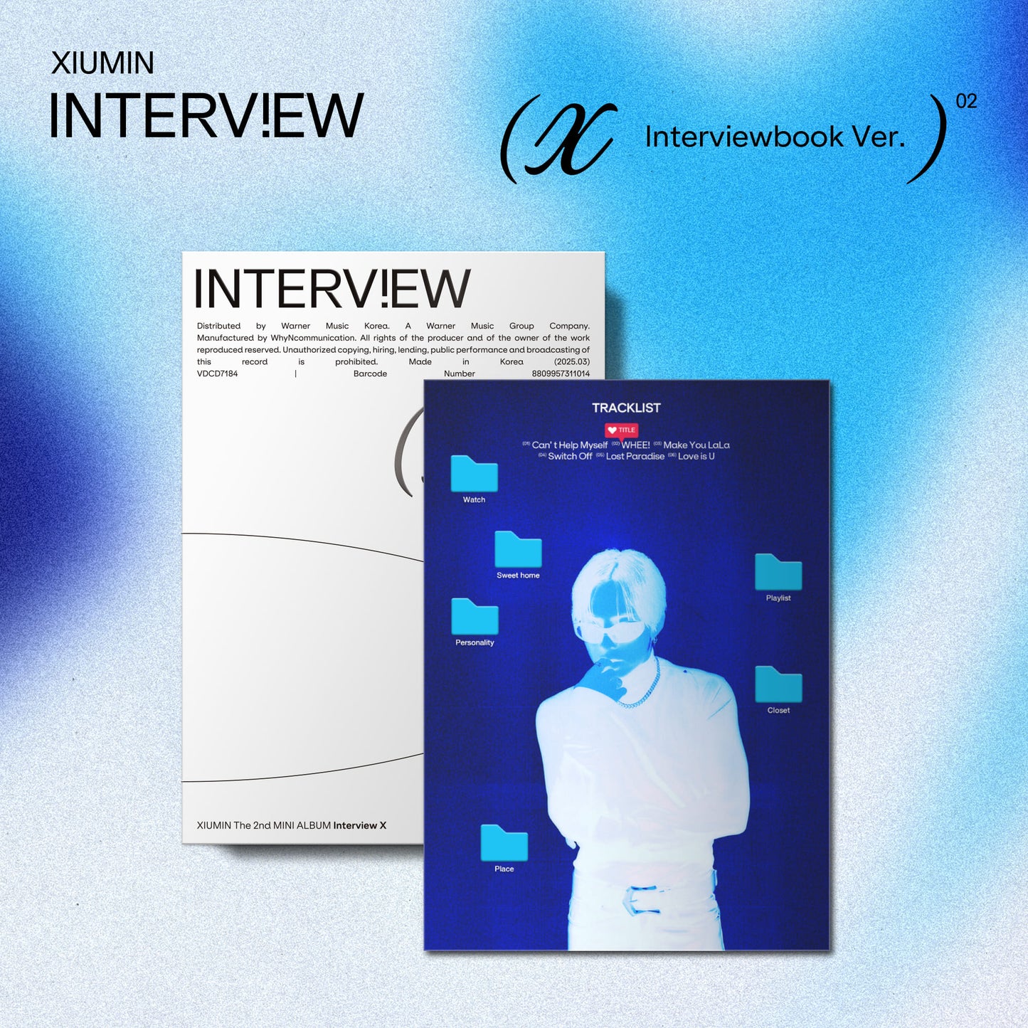 XIUMIN 2nd Mini Album [Interview X] (Interviewbook Ver.)