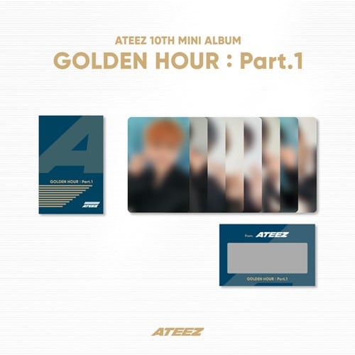 ATEEZ | GOLDEN HOUR : Part. 1 OFFICIAL MD PHOTO & SCRATCH CARD A and Z set