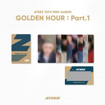 ATEEZ | GOLDEN HOUR : Part. 1 OFFICIAL MD PHOTO & SCRATCH CARD A and Z set