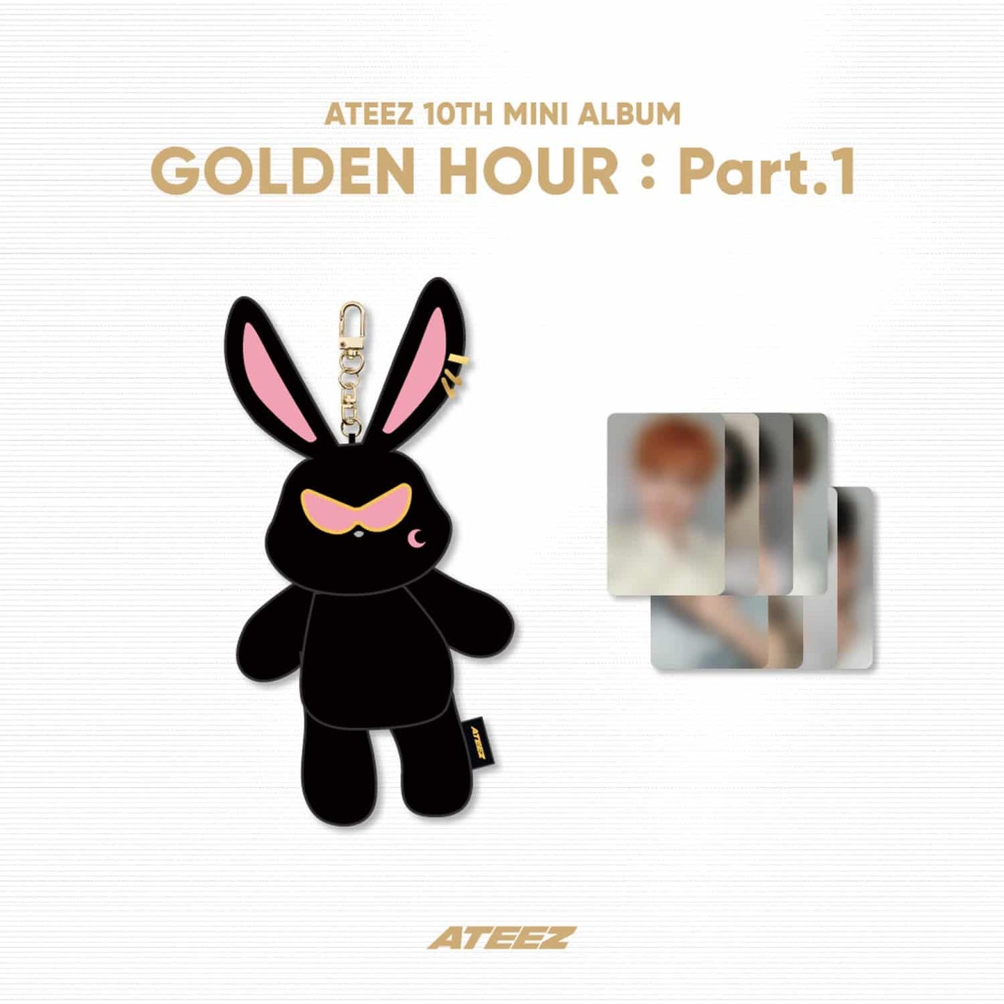 ATEEZ [GOLDEN HOUR : Part.1] OFFICIAL MD Mito DOLL KEYRING