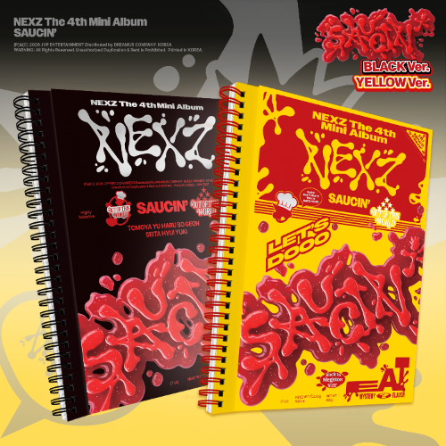 NEXZ 4th Mini Album [SAUCIN’] (BLACK ver. / YELLOW ver.)