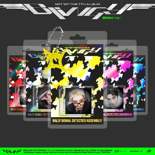 NCT 127
7th Full Album [BLINGY] (SMini Ver.)
picture of the packaged SMini with colors red, gray, yellow, pink, and blue. 