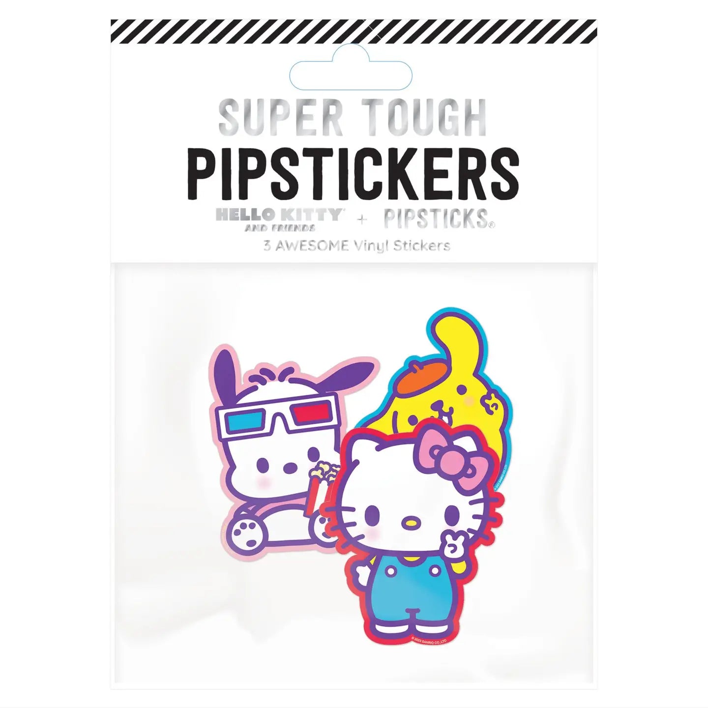 Hello Kitty and Friends Peace & Popcorn Vinyl Sticker Coll