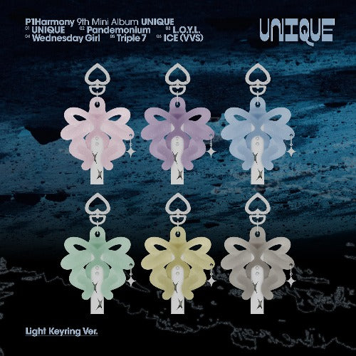 Decorative earrings in various colors on a dark textured background