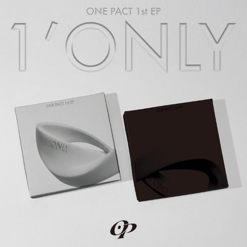 Album cover of the KPOP Artist One Pact, titled 1' Only with white background.
