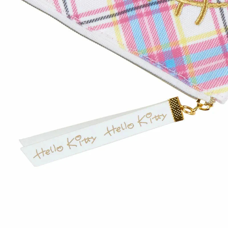 Hello Kitty Tartan Flat Pouch Set