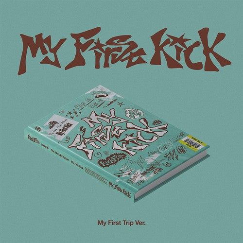 Album titled 'My First Trip Ver.' with decorative cover design on a teal background