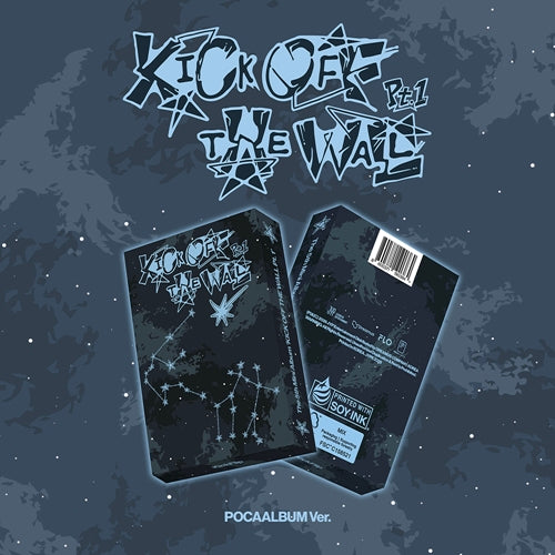 picture of KickFlip – The 5th Mini album [KICK OFF THE WALL Pt.1] (POCAALBUM Ver.) with dark gray background