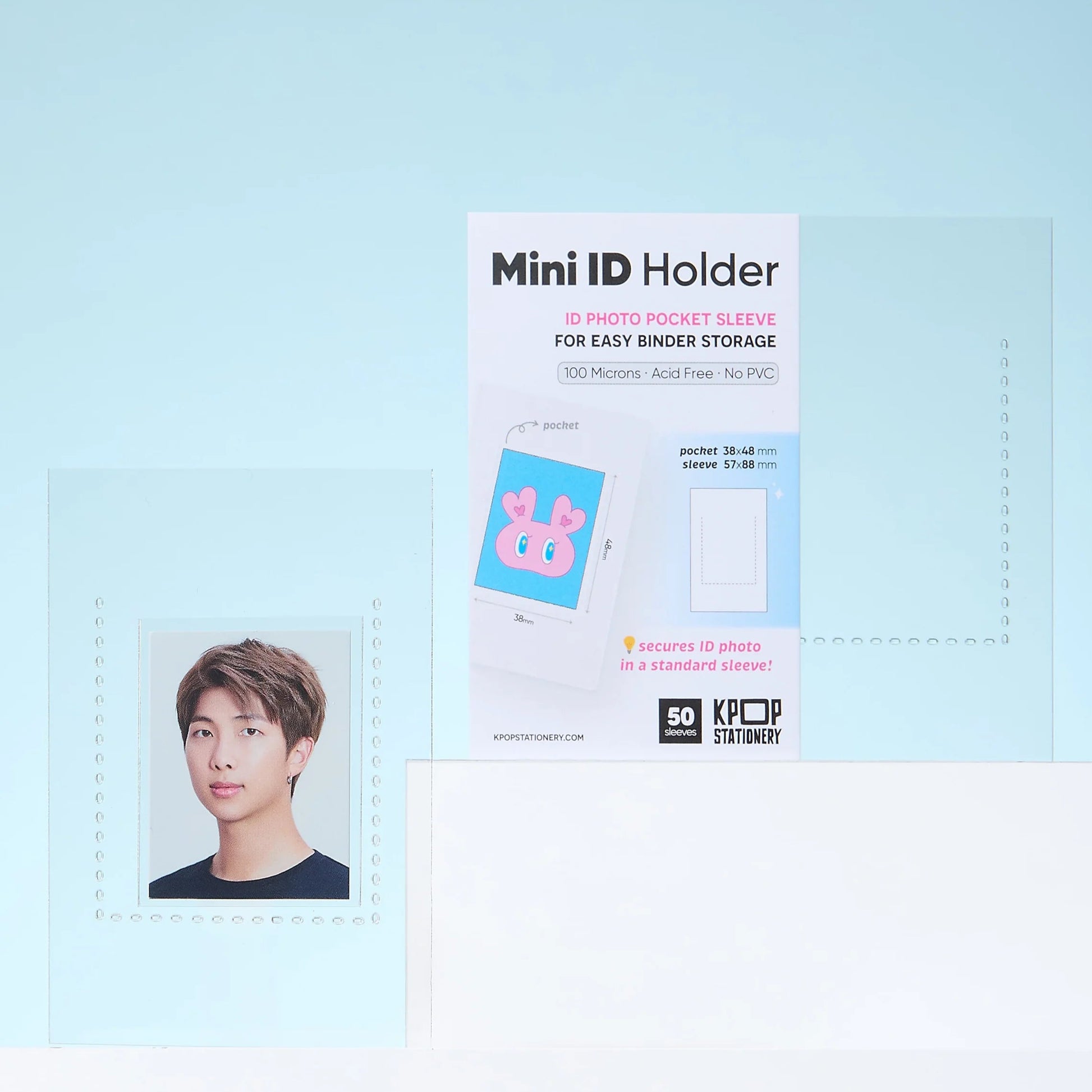 KPOP Stationery Perfect Alignment Mini ID Holder Photocard Sleeves, 57 Pacific Alley Co. KPOP Stationery Perfect Alignment Mini ID Holder Photocard Sleeves, 57 Pacific Alley Co.