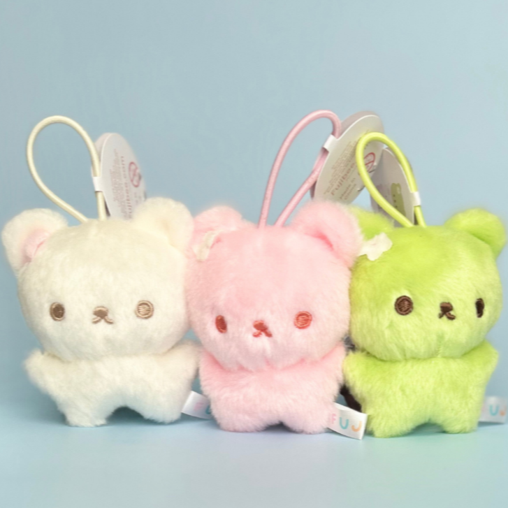 Mochi Bear Plush Keychains