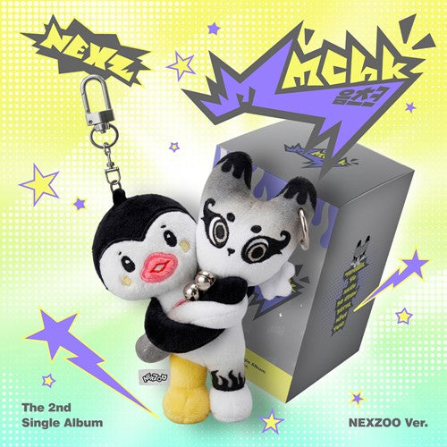 NEXZOO version album box with colorful star and lightning graphics
