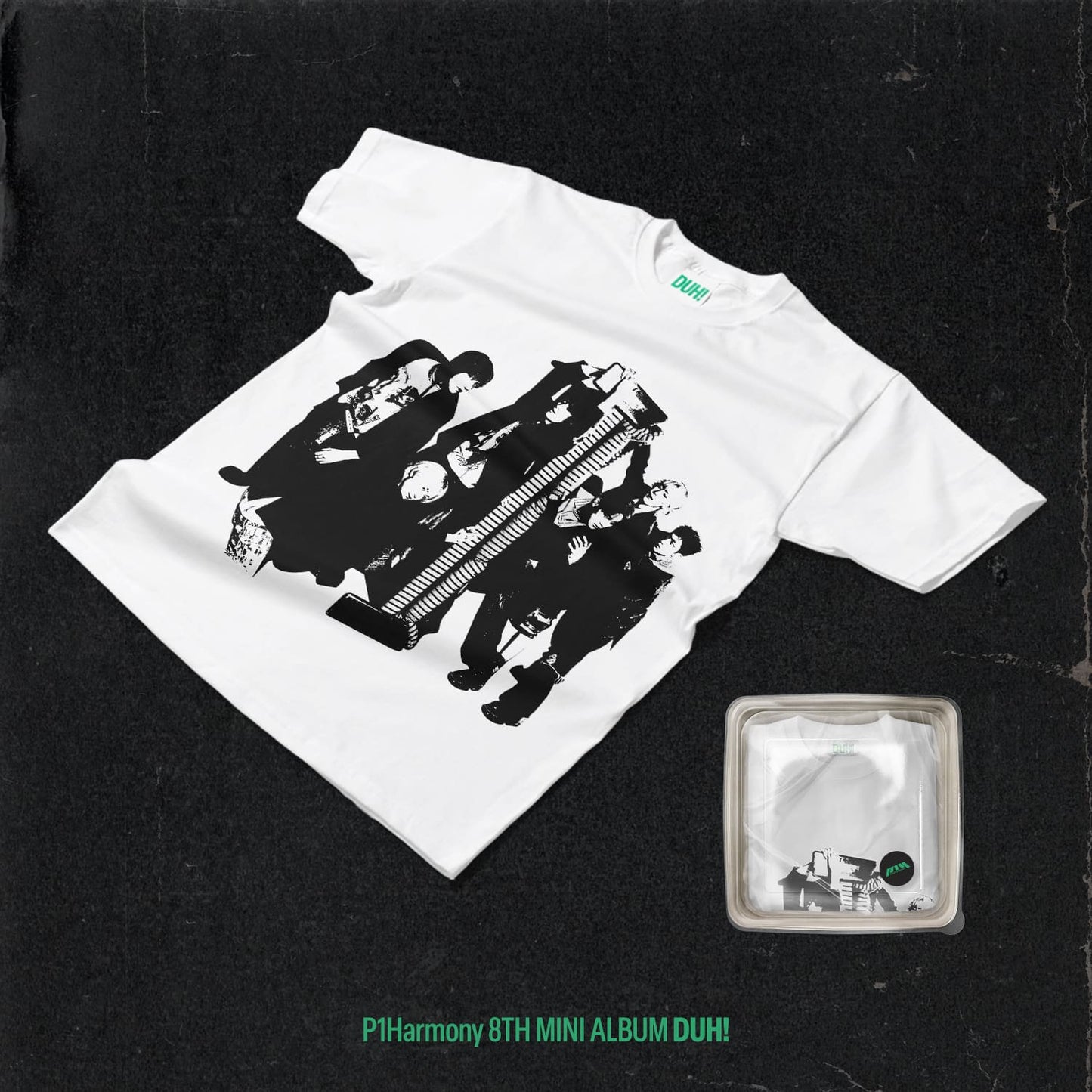 P1Harmony 8th Mini Album [DUH!] (Plain White T Ver.) (MD Ver.)