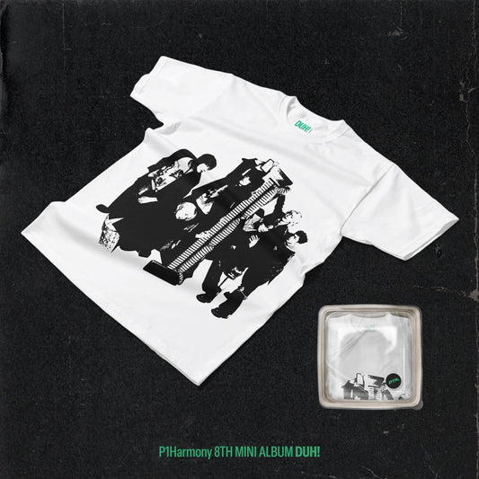 P1Harmony 8th Mini Album [DUH!] (Plain White T Ver.) (MD Ver.)