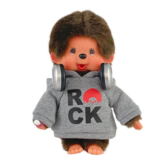 Monchhichi Pop Rockstar in Hoodie Plush Toy
