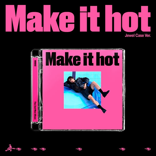 picture of (SHINee) MINHO – 2nd Mini Album [Make it hot] (Jewel Case Ver.) in hot pink with black background 