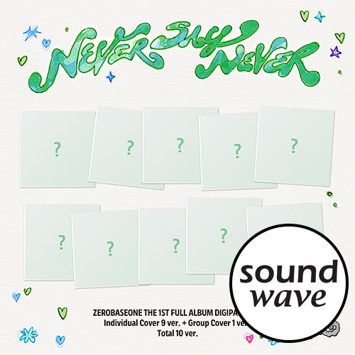ZEROBASEONE – The 1st Full Album [NEVER SAY NEVER] (DIGIPACK Ver.) [SOUND WAVE POB]