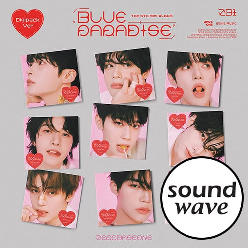 ZEROBASEONE – The 5th Mini Album [BLUE PARADISE] (Digipack Ver.) + SOUND WAVE POB