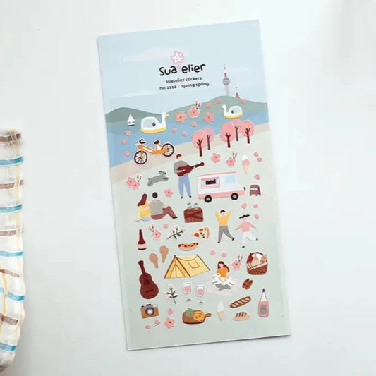 Suatelier Stickers - spring spring no. 1112