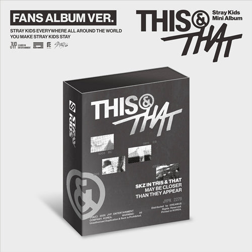 Stray Kids – Mini Album [THIS & THAT] (FANS ALBUM VER.)