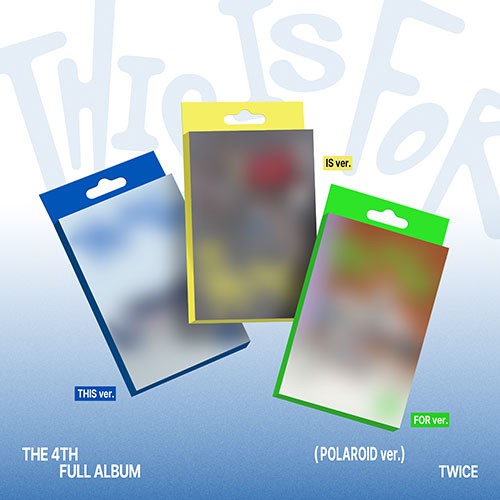 TWICE – 4th Album [THIS IS FOR] (POLAROID ver.) [JYP FANS POB]